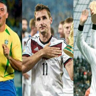 Top cầu thủ ghi được nhiều bàn thắng nhất tại các kỳ World Cup